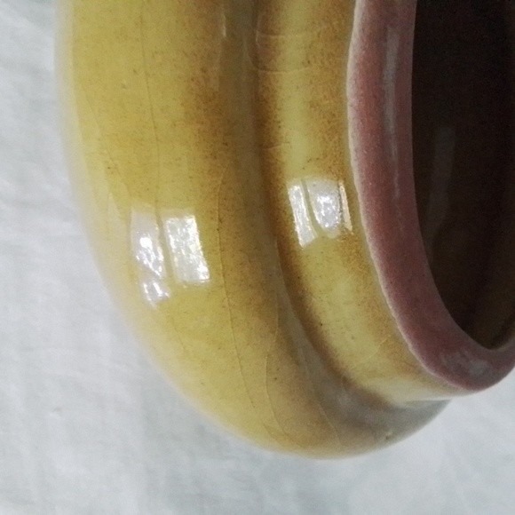 Vintage Los Angeles Potteries Yellow Ceramic Lidded Canister - Picture 8 of 8